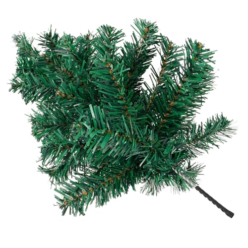 PRETYZOOM Artificial Christmas Tree Teardrop Swag Stair Hanging Decor PVC Christmas Wreath Realistic Easy to Maintain