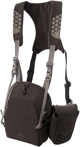 Pnuma Bino+ - Arnés de tecnología versátil con forro suave, impermeable, duradero, ajustable, para óptica y electrónica