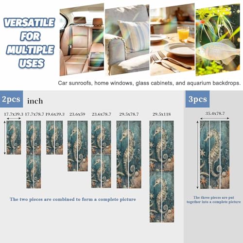 Película decorativa para ventana Duck Green 17.7x39.3 in miniatura 3