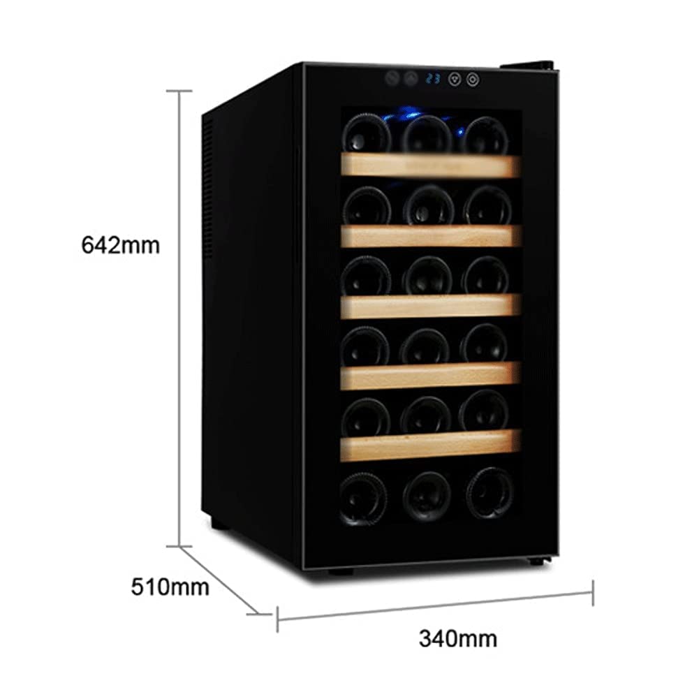 LJLZXPBUS 55L Compressor Wine Cooler Refrigerator Large Freestanding Wine Cellar for Red, White, Champagne or Sparkling Wine Digital Temperature Control Fridge Stainless Steel on Fridge.com
