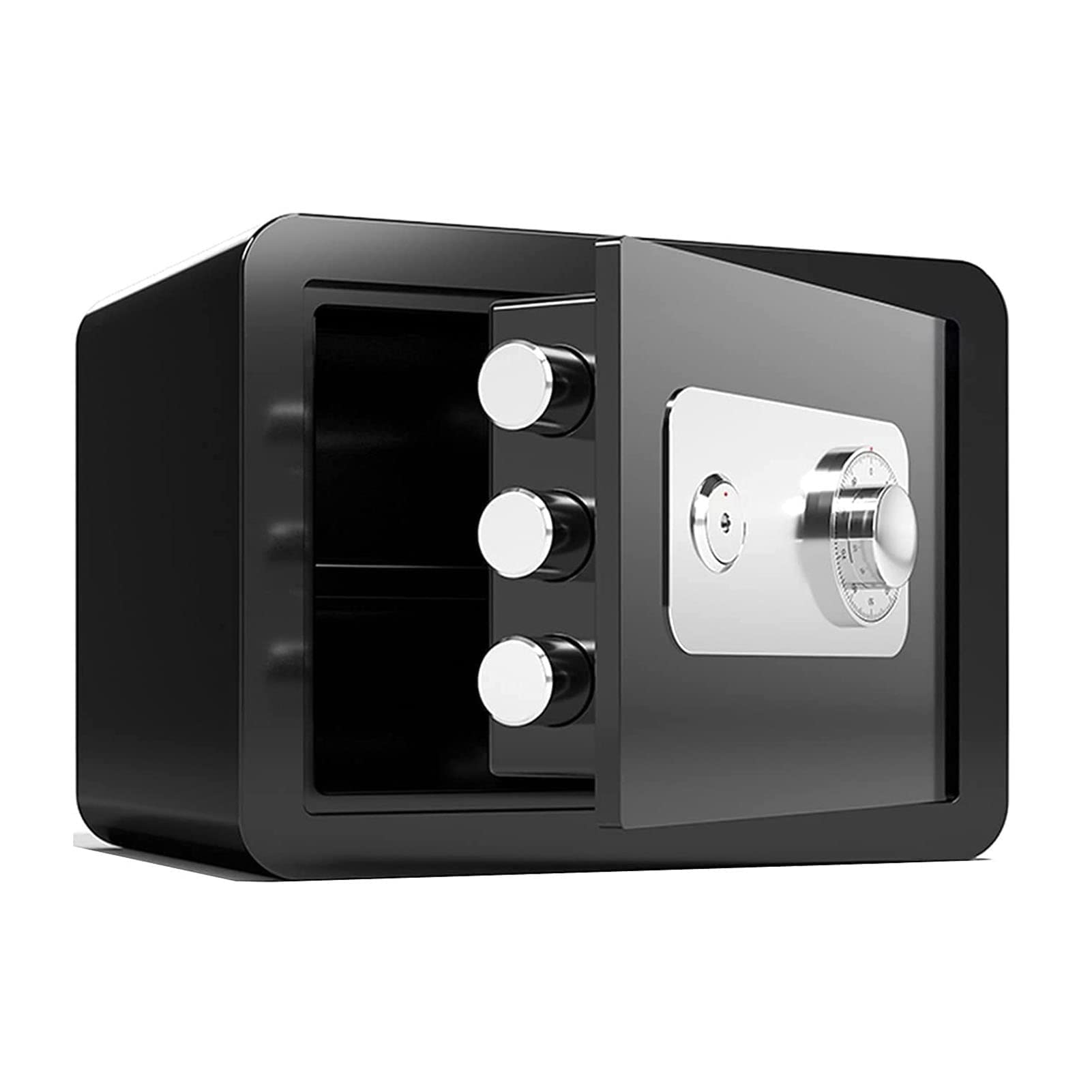 Casseforti Impermeabili Cassetta di Sicurezza con Serratura a Combinazione in Acciaio, Armadietto ignifugo e antifurto, Scatola Portadocumenti per Piccoli uffici, Altezza 25 cm/30 cm/45 cm per