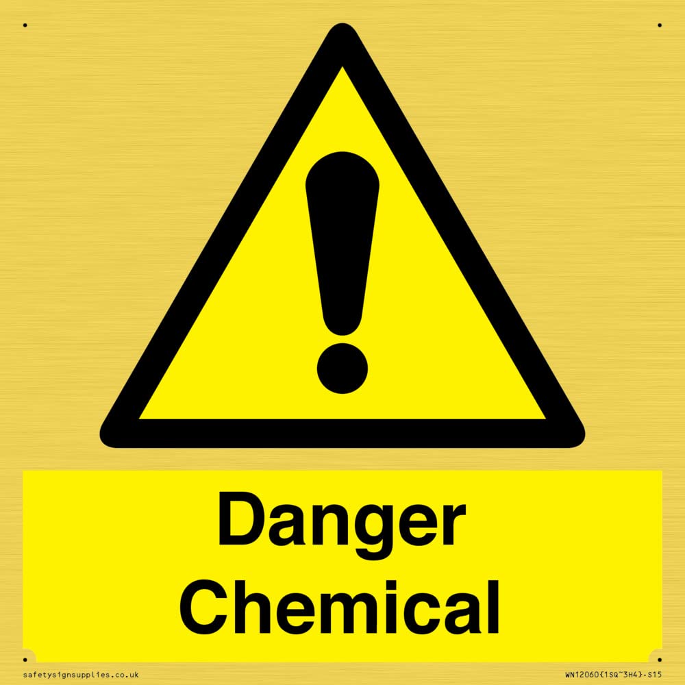 Danger Chemical Sign - 150x150mm - S15