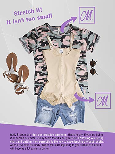 Image of M&D Fajas Colombianas Post Surgery Shapewear After Liposuction Tummy Control Hourglass Bodysuit for Curvy Women