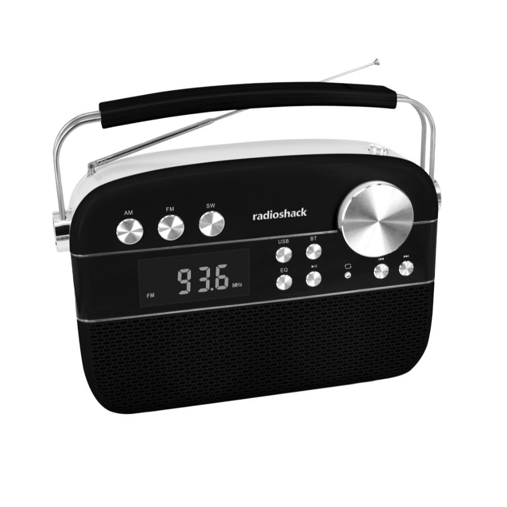 Amazon.com: RadioShack AM/FM 2-Band Vintage Radio with Bluetooth