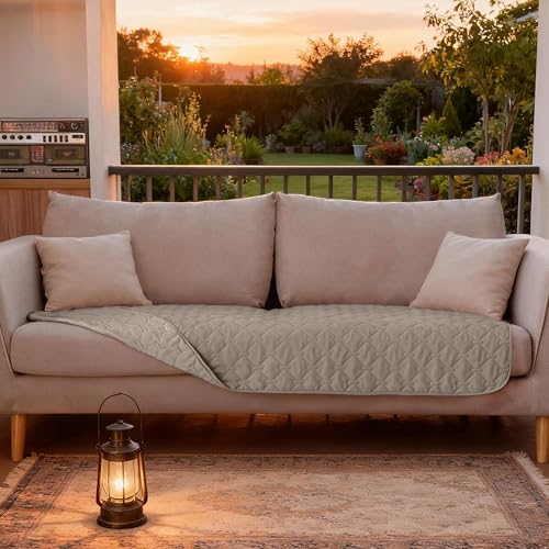 Image of gogobunny 3X Stronger Waterproof Pet Blanket, Scratch Proof Furniture Protector for Dogs Cats, Reversible Cover 30x70 Inch, Dark Stone