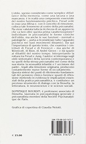 L'oblio. Dinamica Del Funzionamento Psichico - 2
