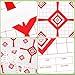 gisgfim 200 Sheets Paper Shooting Targets 12x12 in Targets for Shooting Range Paper Precision Sight in Target Shooting Target Stand for Outdoors Paper Target Highly Visible Targets for Practice