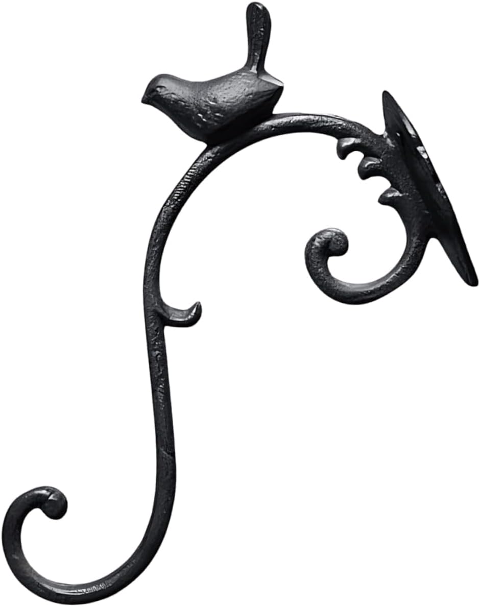 YARNOW Hanging Plant Bracket Hook Sturdy Wall Mount for Flower Pots Bird Feeders and Lanterns Space-Saving Garden Decoration for Indoor and Outdoor Use