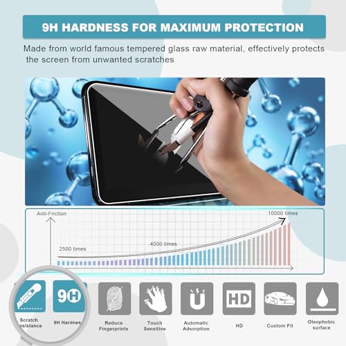Image of CDEFG for 2021 2022 2023 2024 Tahoe Suburban Yukon Screen Protector Compatible with 2021 2022 2023 2024 Chevy Tahoe Suburban GMC Yukon Tempered Glass Screen Protector Navigation Radio Touch Screen