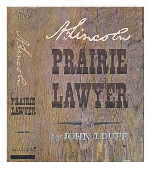 Hardcover A. Lincoln Prairie Lawyer Book
