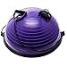 CLQ Yoga Balance Ball Trainer 58 cm con Fasce di Resistenza Mezza Yoga Balance Ball per Yoga Fitness Allenamento della Forza Pilates Palla per Esercizi