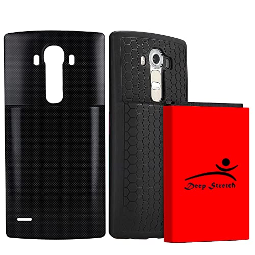 Long Endurance 9180mAh Extended Double Layer Battery Battery Back Cover Soft TPU Full Edge Protection Case Compatible with LG G4 H811 T-Mobile