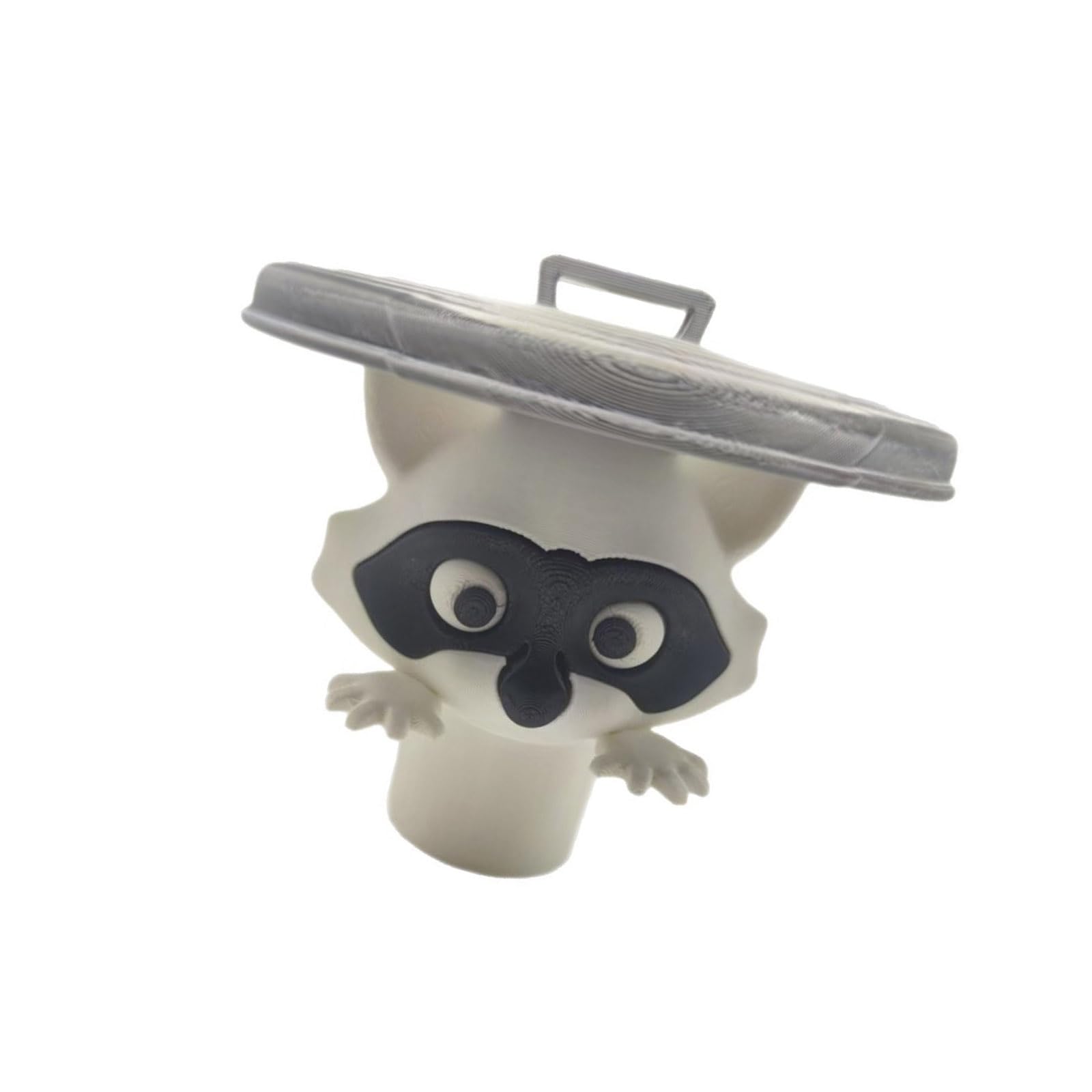 Whimsical Raccoons Bathroom Accessory Multifunctional Tissue Paper Shelf Space Saving Home Decors Solution Bathroom Wall Mount