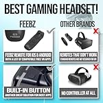 FEEBZ 3D VR Headset for Kids 2.0 + Android Remote - for iPhone & Android Phones | with 3D VR Videos & Apps Links | Virtual Reality Goggles Set for Beginners - Image 5