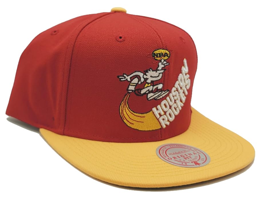 Mitchell & Ness Houston Rockets Retro 2Tone Snapback miniatura 4
