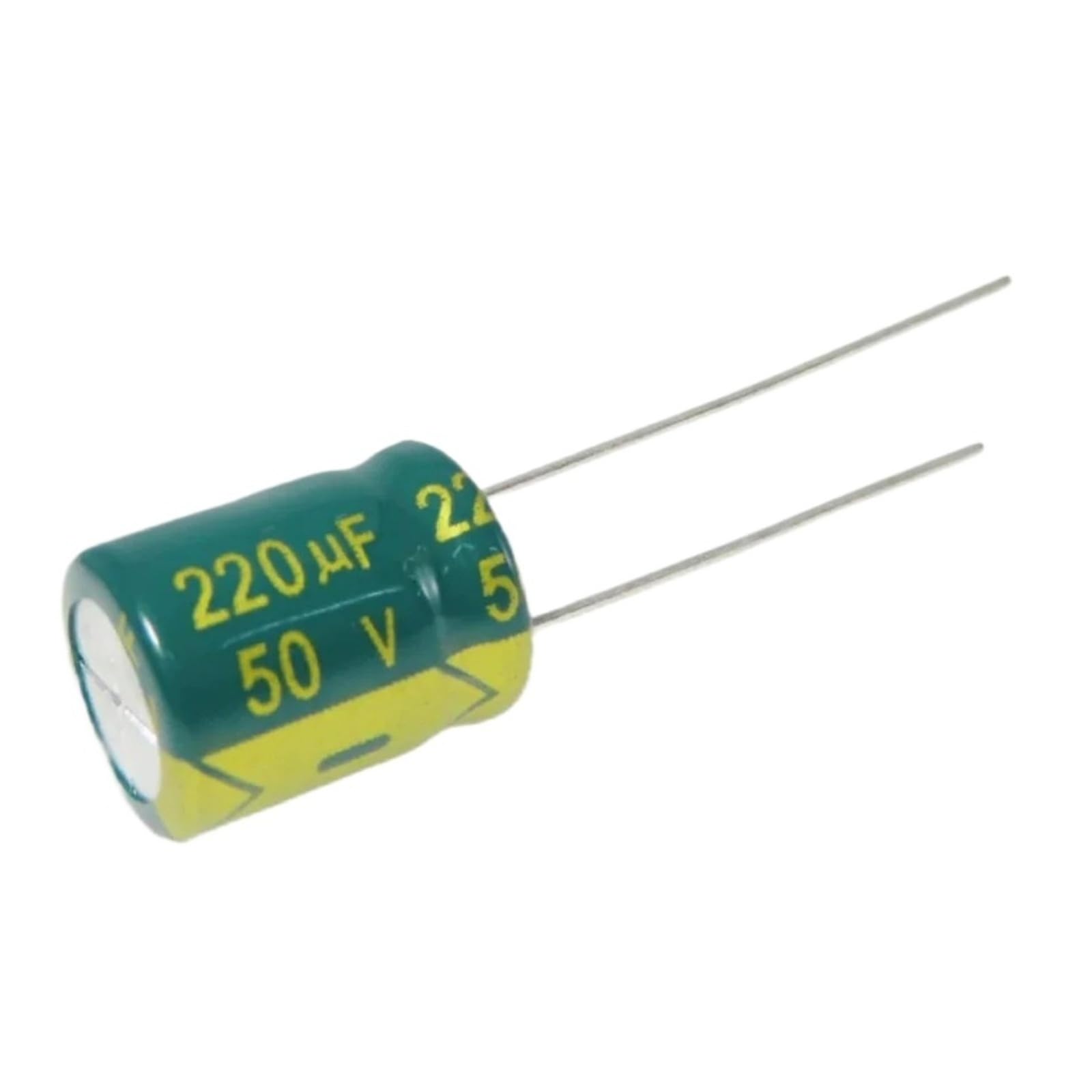 Condensateur électrolytique 50V 220UF haute stabilité thermique en aluminium