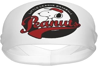 ヘアバンド ピーナッツ スヌーピー 野球 スポーツターバン ヘアターバン メンズ レディース ヘッドバンド おしゃれ ヘアアクセサリー 吸汗速乾 通気性 伸縮性 アウトドア スポーツ 男女兼用 贈り物