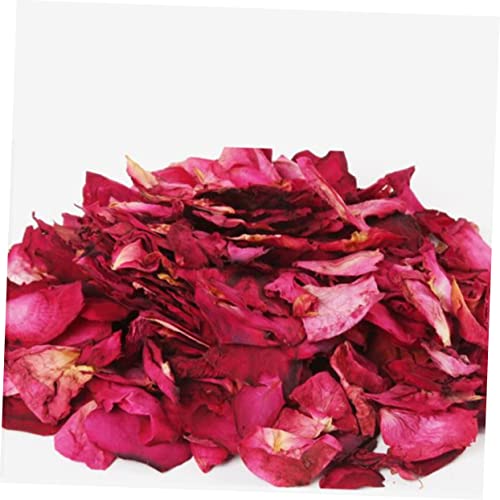 Pétalos de rosa roja seca para baño y decoración miniatura 5