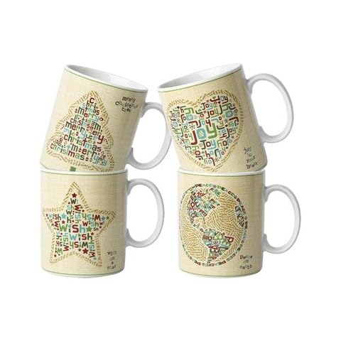 Christmas Sentiments Mug (Set of 4) Cover