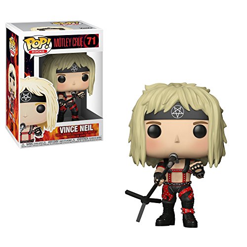 Funko Rocks – Mötley Crüe – Vince Neil – Figurine, 30210, Multicolore - Les Beatles, Paul McCartney, John Lennon, RIngo Starr, George Harrison Funko Rocks - Mötley Crüe - Vince Neil - Figurine, 30210, Multicolore – Image 3