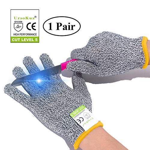 UrsoKuz Cut Resistant Gloves for Kids XS (3-6 Years) High Performance Level 5 Protection, Food Grade Safety Kids Anti Cut Gloves for Kitchen Crafts DIY Yard Garden Lawn, Fits Both Hands, Full Size - Thumbnail 7