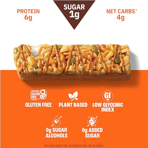 image for Munk Pack Peanut Butter Pretzel Nut & Seed Snack Bars | 6g Protein, 1g