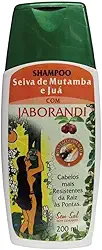 JABORANDI Shampoo Seiva de Mutamba e Juá Sem Sal, 200ml
