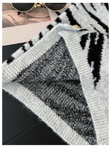 Image of RoseSeek Women's Button Down Sweater Vest Sleeveless Crewneck Knit Outerwear Old Money Knitwear