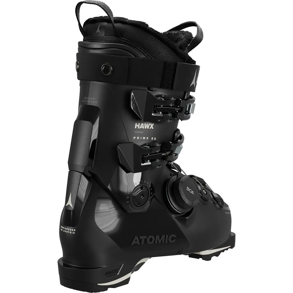 ATOMIC HAWX Prime 85 Boa W GW Scarponi da sci da donna – taglia 25/25,5 – Scarponi da sci alpino in nero/pietra – Stivali con caviglia 3D e tallone per una vestibilità precisa – Stivali da sci di
