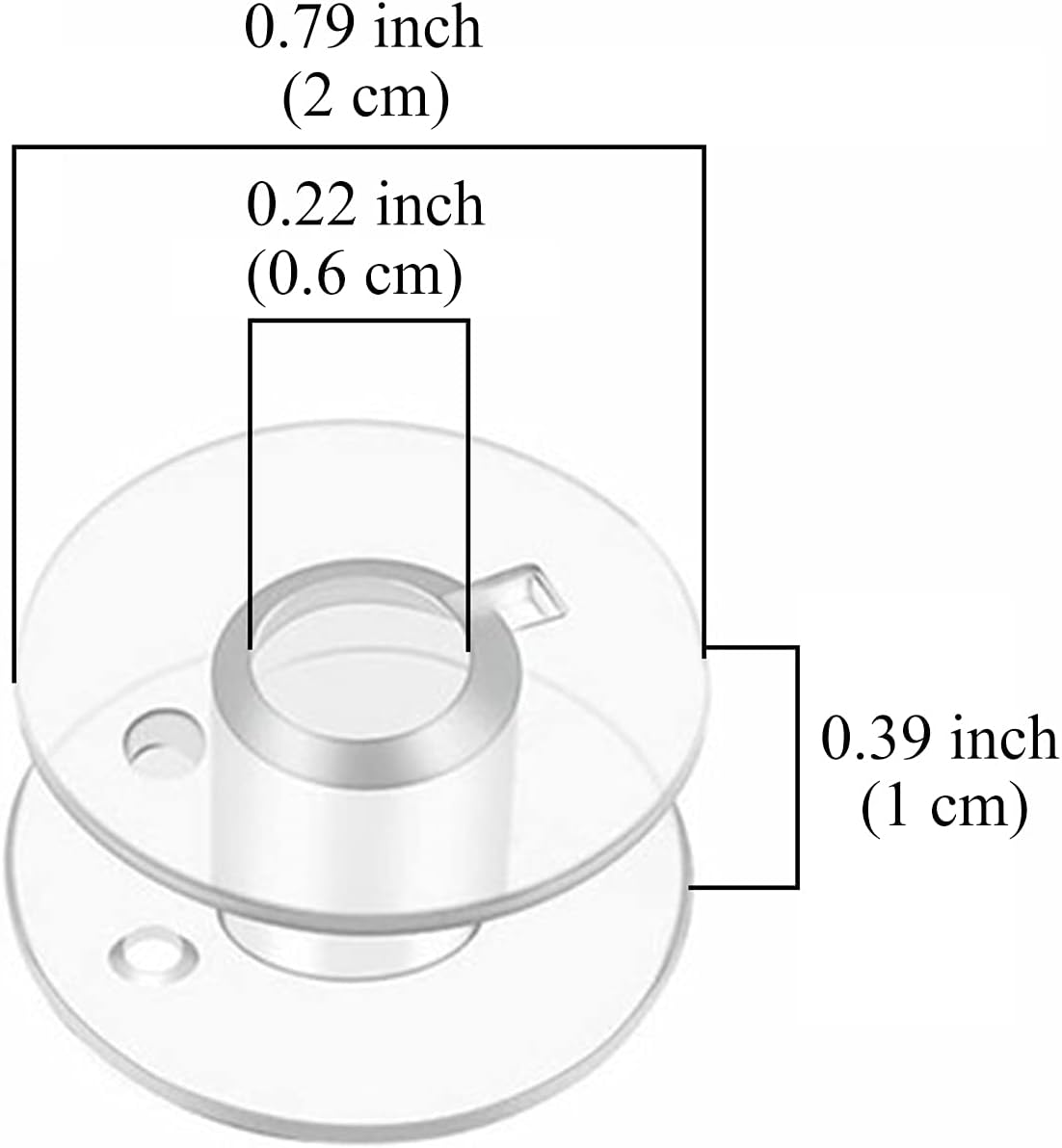 SIXQJZML Style SA156 Sewing Machine Bobbins for Brother - 30 Pack