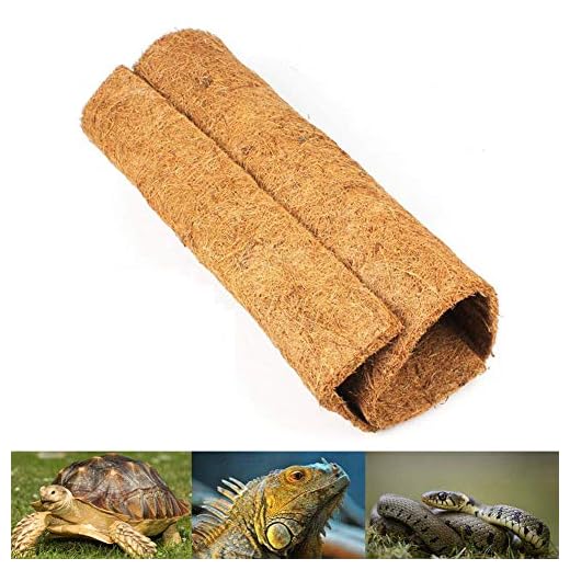 Alfombra de Reptil, PeSandy Coconut Reptiles Sustrato Forro de Terrario para Gecko, Dragones Barbudos, Lagartos, Iguanas, Anolas, Tortugas, Serpientes - Marrón Reptile Mats Lecho de Reptil, 60 x 40 CM