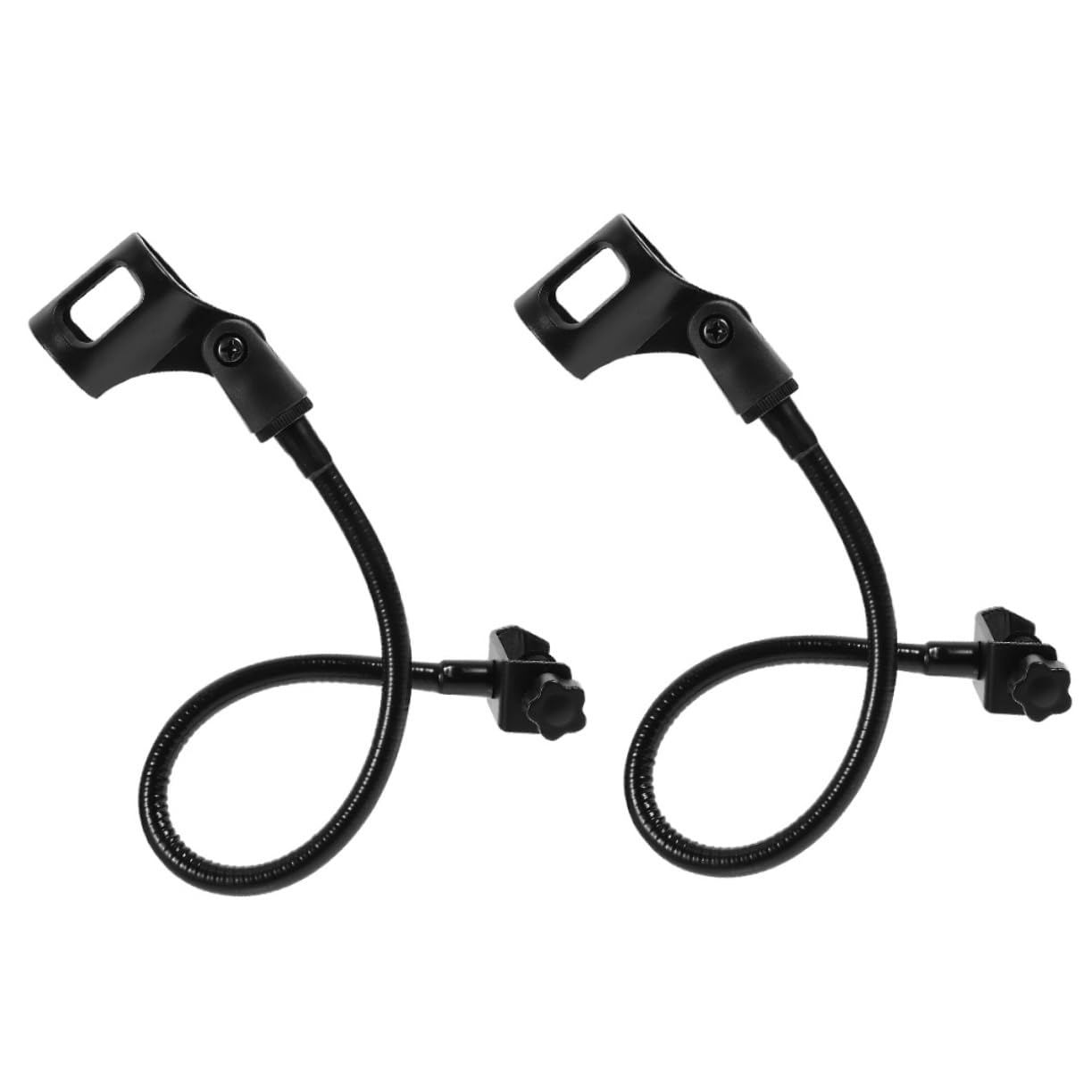Schwanenhals Mikrofonständer 2 Stück Flexible Ablagen