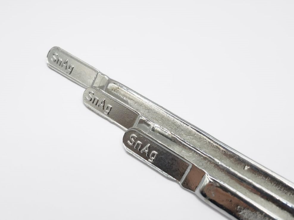 Cyna do lutowania cyny SnAg4 trójkątny pręt 100 g-1 kg, 100% bezołowiowy lutownica cynowo-srebrna, do lutowania miękkiego w elektrotechnice i sanitarnej (1, 100 g)