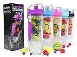 Live Infinitely Gel Freezer Ball Bottle Infusion Rod, Flip Top Lid,