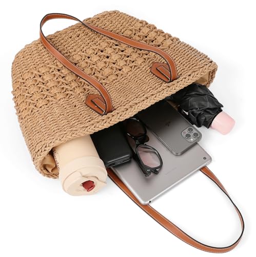 Women's Handmade Rattan Woven Tote