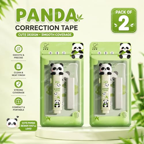 Image of Zest 4 Toyz Eraser for Kids School | Panda Push Pull Pencil Eraser Rubber for Kids Stationary Set | Stationary Set for School Birthday Gifts for Girls & Boys (Pack of 2)
