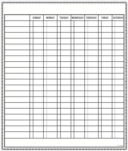 Whiteboard Chore Chart - Magnetic Dry Erase Chore Board for Multiple Kids - Chores White Board for Fridge - 17X20” - 5 Markers & Eraser with Strong Magnet - Family Refrigerator Weekly Planner
