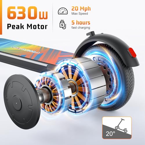 Caroma Electric Scooter Adults, 350W/500W Motor, Top Speed