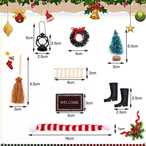 Gnomi Porta delle Accessori,8 Pezzi Porta Elfo