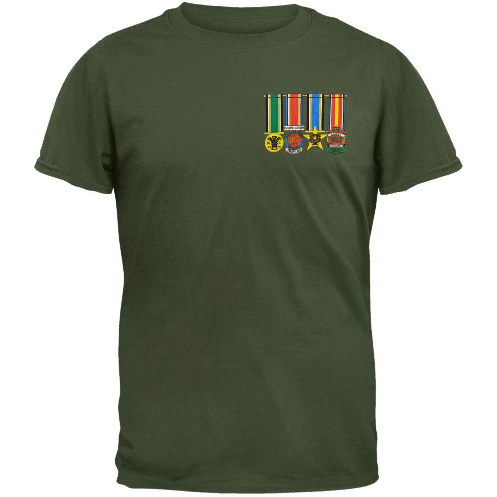 Old Glory Kasier Chiefs - Olive Badge T-Shirt
