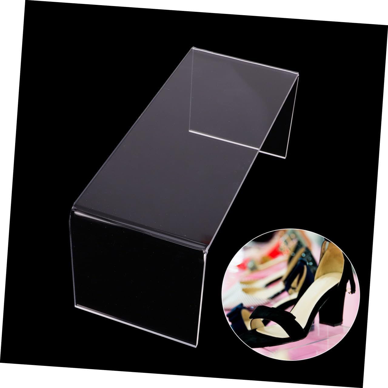Crylic Display Stands 5pcs u Shape Shoe Rack Display Shelves for Vendors Counter Exhibiti