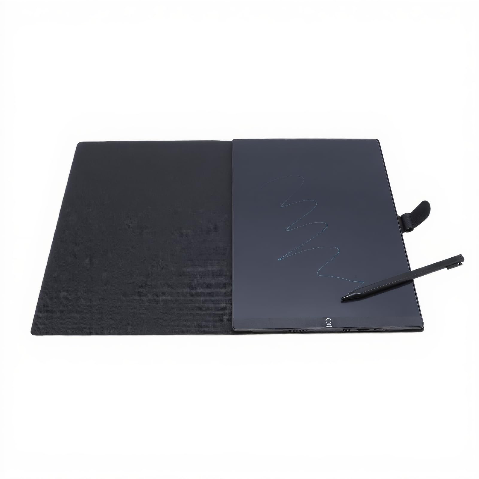 Tablette D'écriture LCD pour Adultes, Tablette D'écriture LCD Plein écran 11,5 Pouces, Tablette de Dessin électronique Effaçable 120 MAh avec Housse de et Stylo (Black)