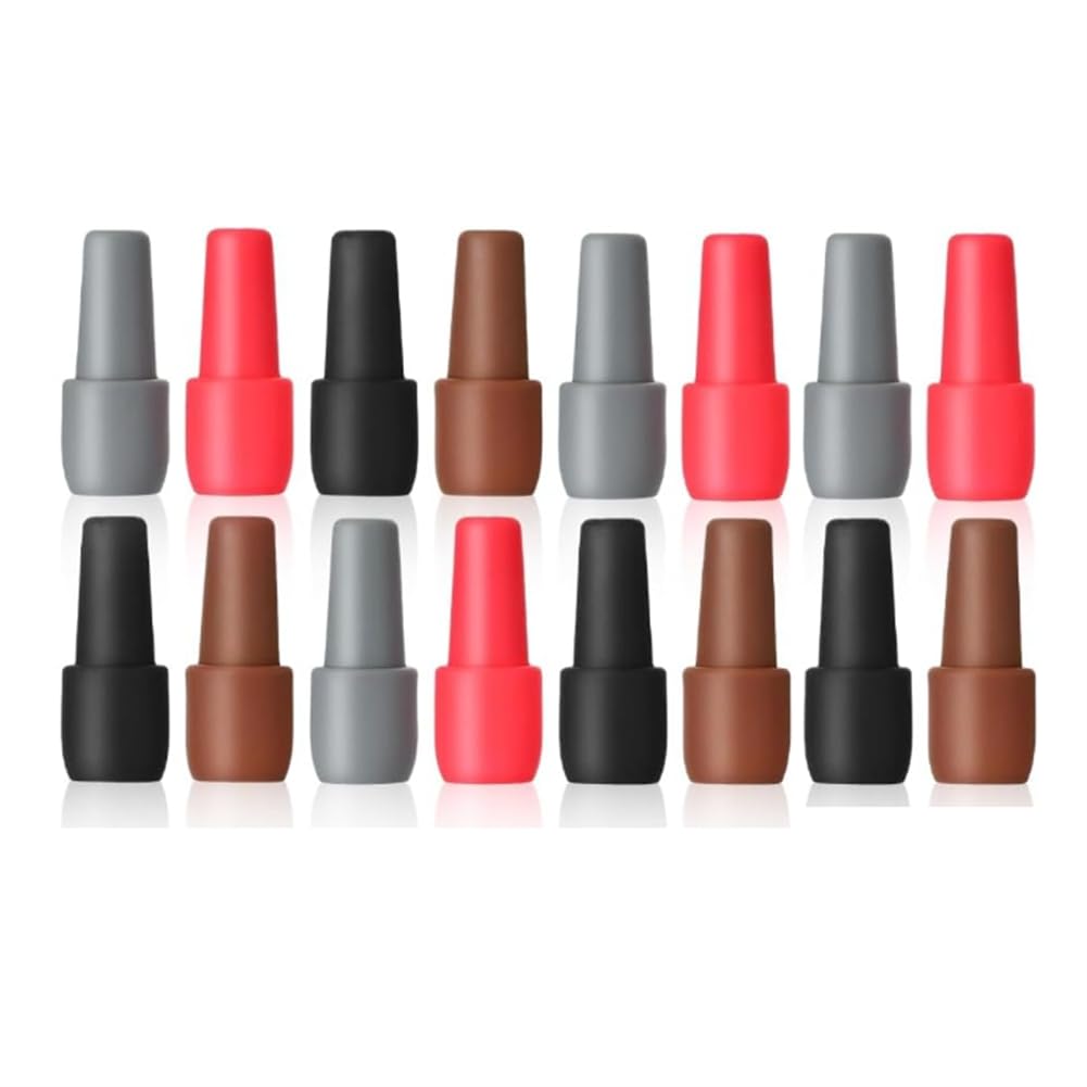 CTRLZS Sparkling Wine Bottle Stopper Wine Stoppers for Wine Bottles Silicone Wine Bottle Caps 16pcs