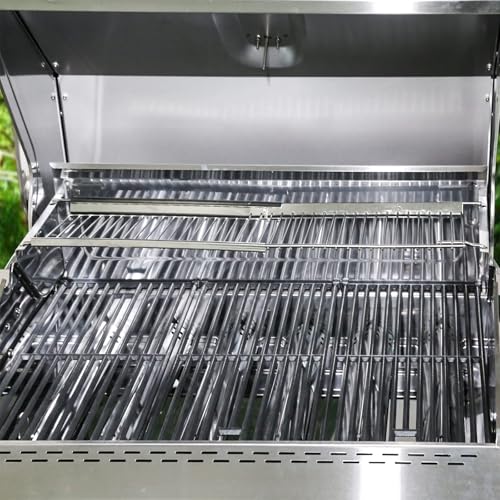 image for Uniflasy Universal Grill Warming Rack 20.6''- 32.08'', Top Grill Rack 