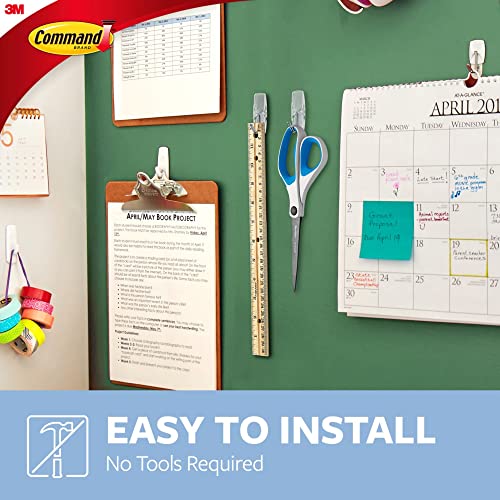 Image of Command Medium Clear Wire Toggle Hooks, 6 Wall Hook and 8 Strips, Damage-Free Hanging with Adhesive, Great for Hanging, Organization, and Storage, Holds up to 2 lb (Pack of 156)
