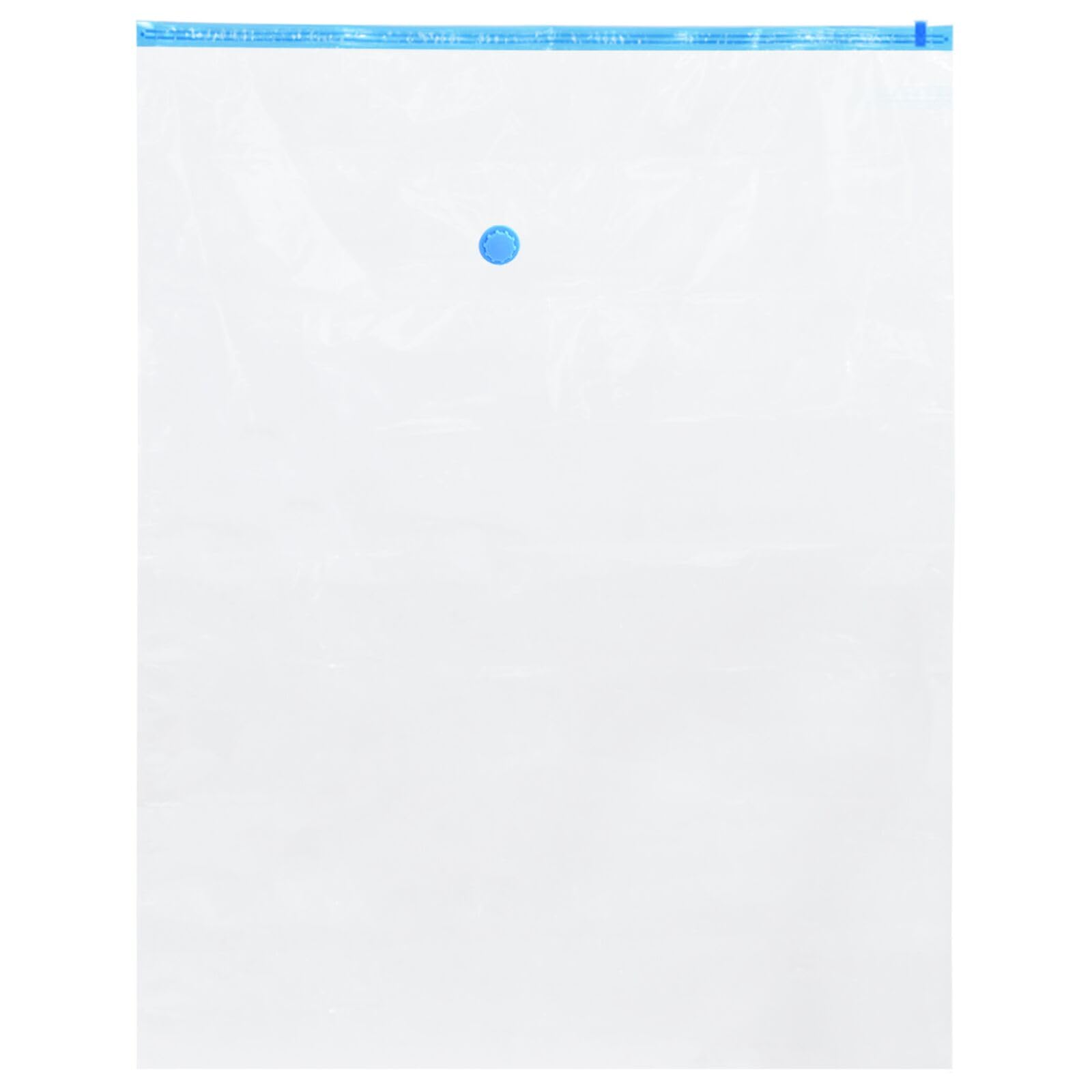 vidaXL Sacchetti per Stoccaggio 20 PCS Trasparente e Blu 130 x 100 cm, Stoccaggio per Soggiorno, Borse rettangolari, organizzazione Moderna, soluzioni spaziose per casa