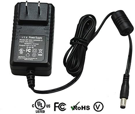 [UL Listed] LEDNeighbor 12V 2A Power Supply Adapter,LED Transformer DC 12V 2A 24W 5.5x2.1mm 1Pack