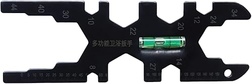 Herramienta multifunción de llave de fontanería de acero, grifo de tubería de agua lavabo baño manguera de drenaje instalación y extracción Llave de