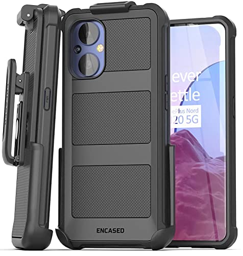 Coque antichoc OnePlus Nord N20 5G Falcon avec clip ceinture robuste