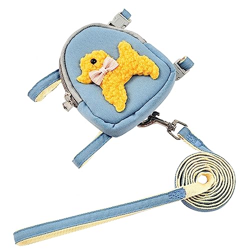 Psdndeww Imbracatura per cani e guinzaglio per cani con guinzaglio imbracatura per cani imbracatura per zaino senza tirare zaino per cuccioli